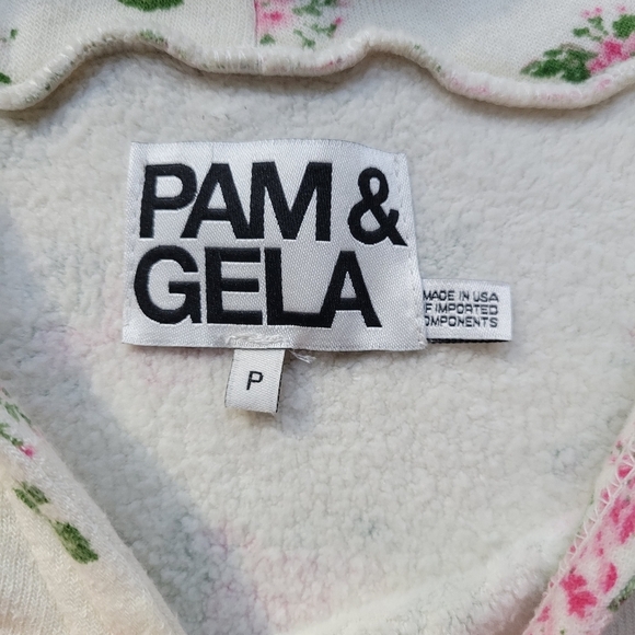 Pam & Gela Imagine Sweatshirt in Vanilla Bean SZ XS - Picture 5 of 7